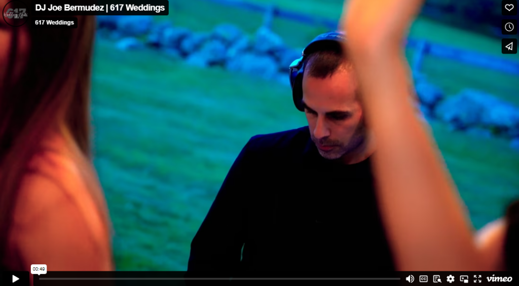 DJ Joe Bermudez - 617 Weddings